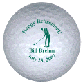 bill brehm golf ball print