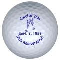 carol and tom golf ball print