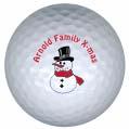 arnold family xmas golf ball print