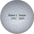 robert tieman golf ball print