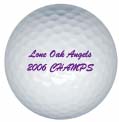 angels golf ball print