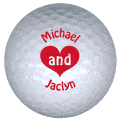 michael and jacklyn golf ball print