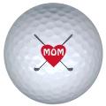 mom logo golf ball print