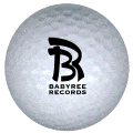 babyree records logo golf ball print