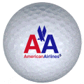 american airlines golf ball print