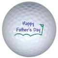 happy fathers day golf ball print
