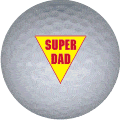 super dad golf ball print