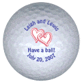 leah louis golf ball print