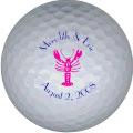 lobster logo golf ball print