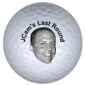 jcam last round golf ball print
