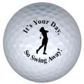 its your day golf ball print