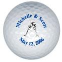 michelle and scott golf ball print