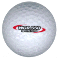 wgr 550 logo golf ball print