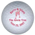 barry & diana golf ball print