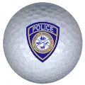police golf ball print