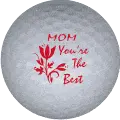 mom ur the best golf ball print