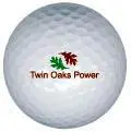 twin oaks power golf ball print