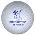 the arnolds christmas golf ball print