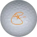 signature logo golf ball print