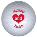 michael and jacklyn golf ball print