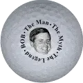 the man myth legend golf ball print