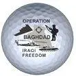 operation baghdad iraqi golf ball print