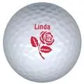 linda golf ball print