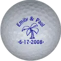 emily and paul golf ball print