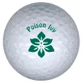 poison ivy golf ball print